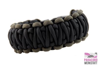 Armband King Cobra Schwarz Olivgrn