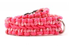 Hundehalsband Extrabreit Neonpink Sugarrush